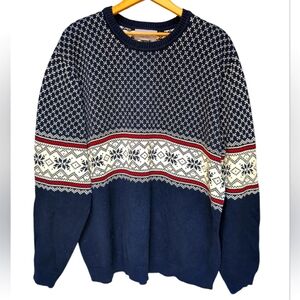 Vintage 90sEddie Bauer Sweater Cotton Heavyweight Pullover Men's EXTRA LARGE